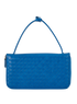 Intrecciato Wallet On Strap, &pound;495, Handbags, Blue, Leather, Front view